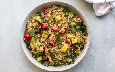Ensalada de quinoa y vegetales