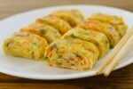 Rollitos de tortilla de arroz con verduras